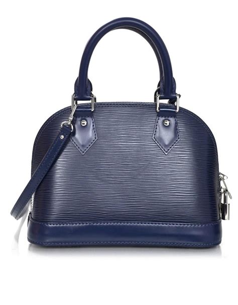 louis vuitton alma epi indigo|louis vuitton alma bb bag.